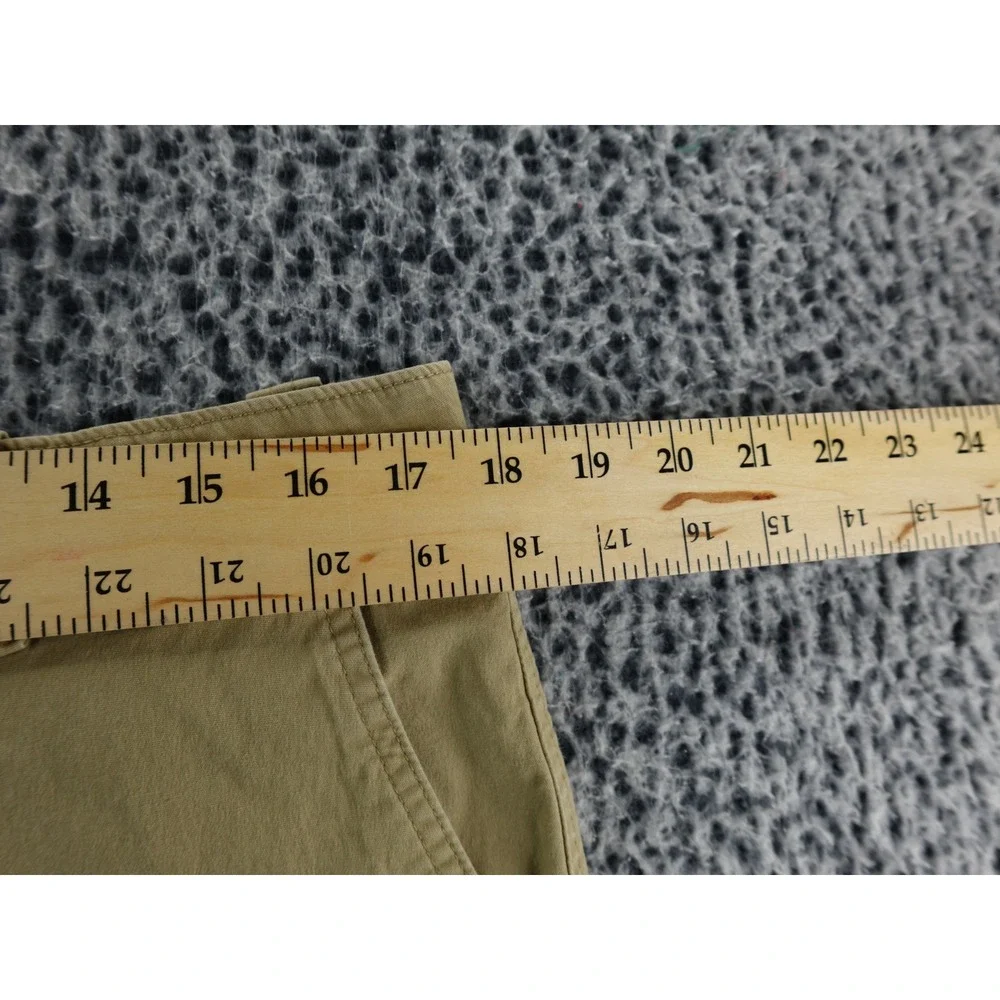 Magellan Outdoors Mens Khaki Chino‎ Shorts Size 33W Flat Front Casual